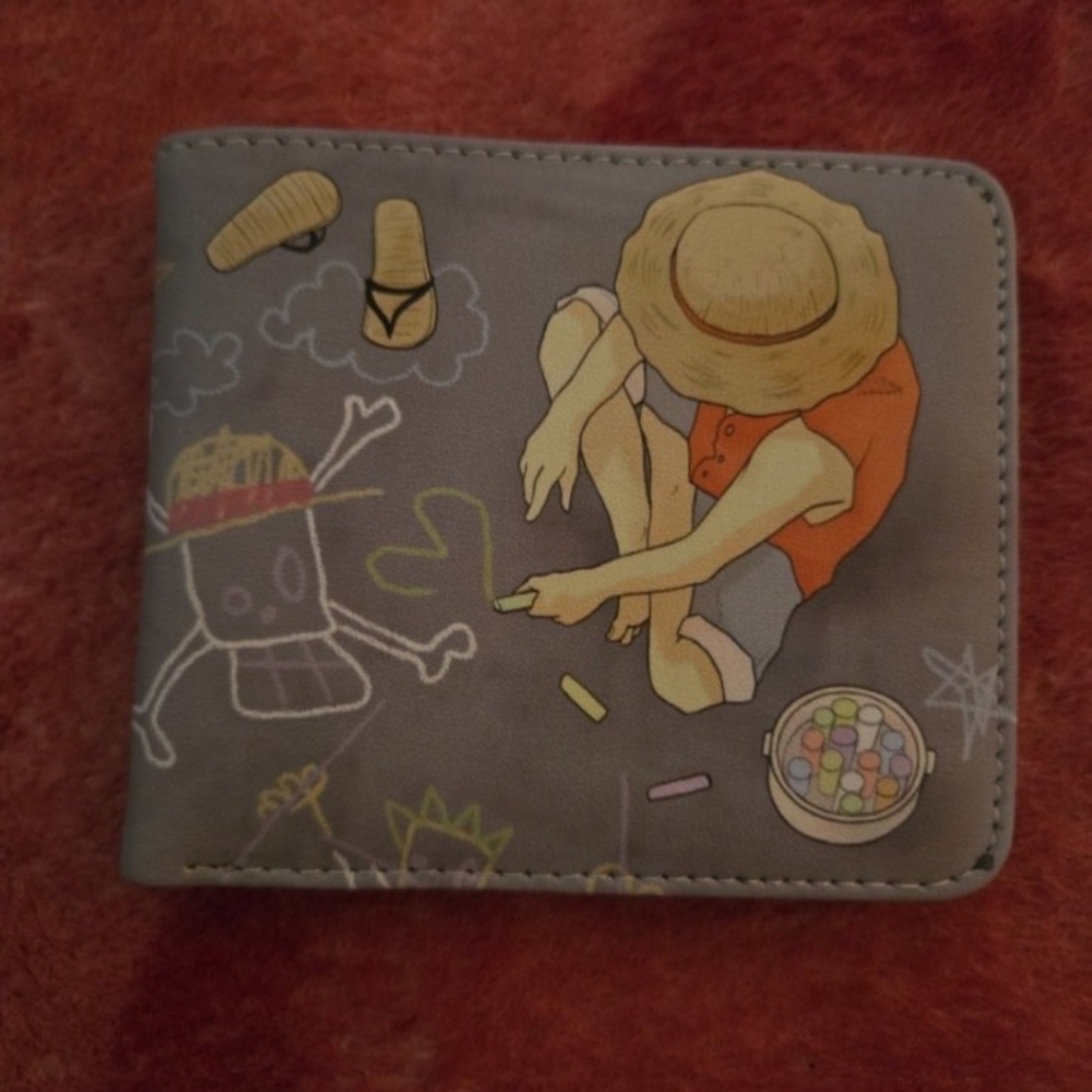 New One Piece Anime Manga Leather Wallet